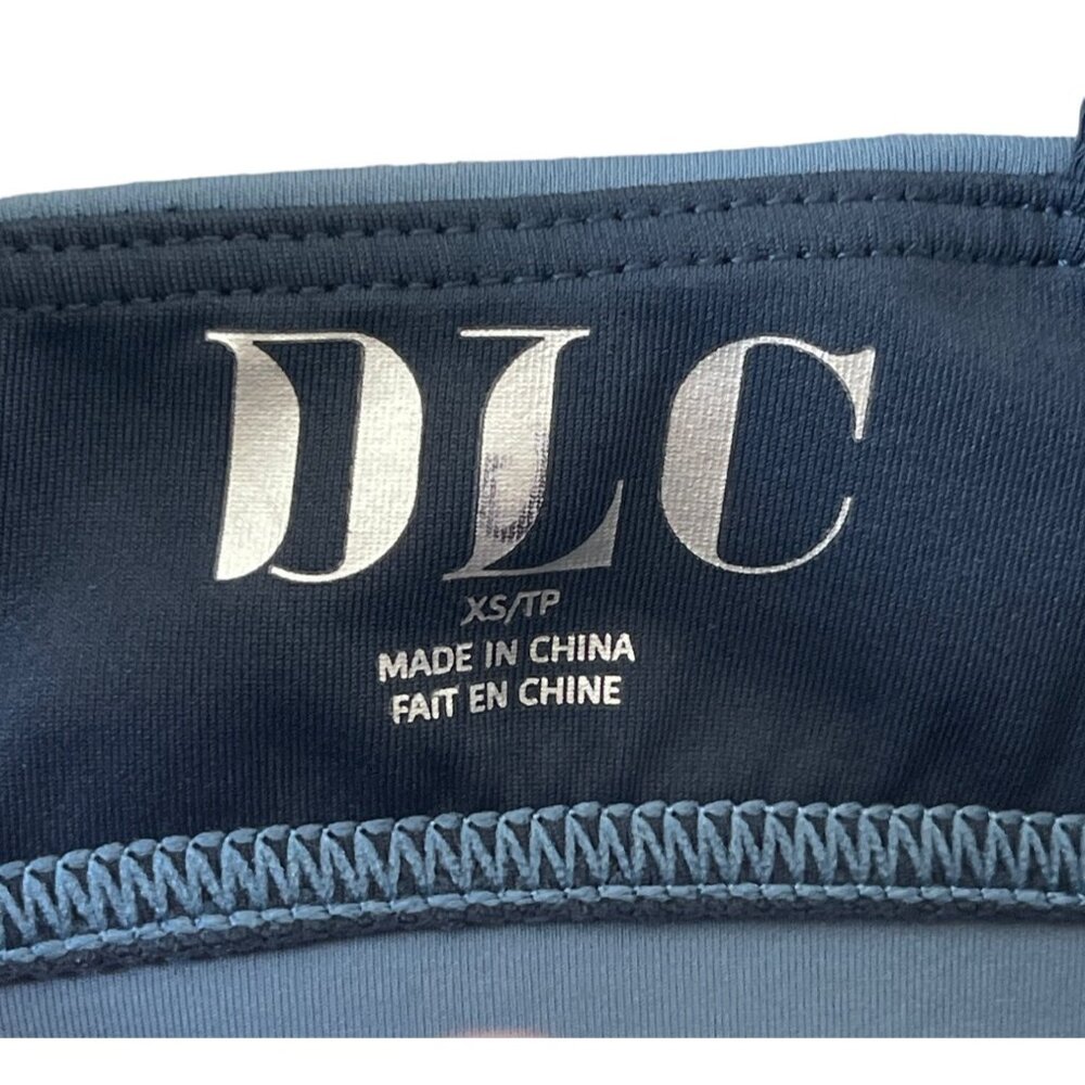 Bandier DLC Sports Bra Size M Rival Navy Dusk Blue Lightly Padded XS - Picture 6 of 10